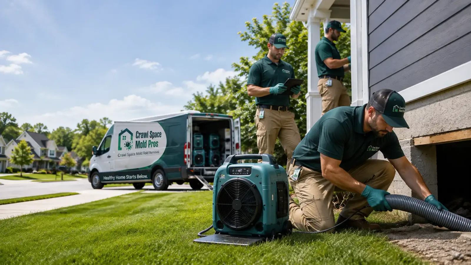 Crawl Space Mold Removal in Rock Falls, IA